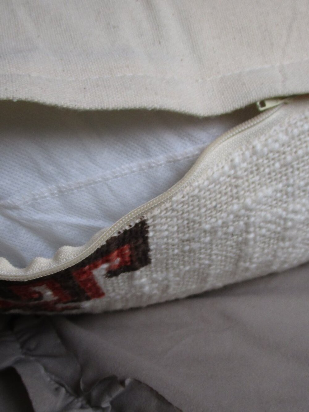 large patterned throw pillow - Picture 3 of 4